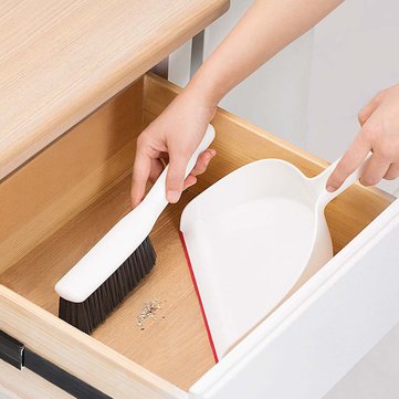 YIJIE Mini Broom Mop Dustpan Sweeper Desktop Sweep Small Cleaning Brush Tools Housework Household Mi