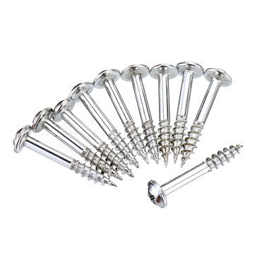 Drillpro 20pcs Woodworking Plug and Screw for Pocket Hole Jig