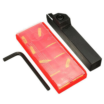 Drillpro MGEHR 1616-2 16*16*100mm External Grooving Lathe Tool Holder With 10pcs MGMN200 Insert