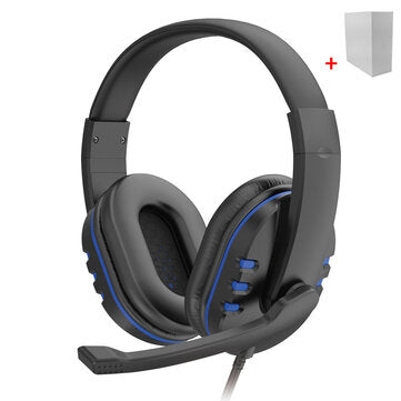 Bakeey Gaming Headphones 40mm Drivers Surround Sound Bass 3.5mm Head-Mount... (TYPE: BLUEPACKINGBOX)