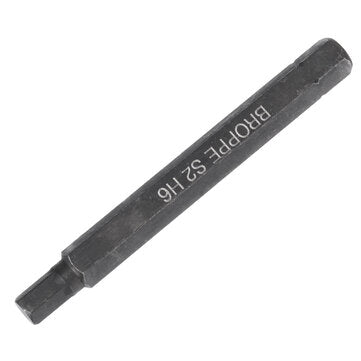 BROPPE 3pcs H4-H6 Hexagon Impact Screwdriver Bits 8mm Hex Shank 80mm Hexagon Screwdriver Bits Set
