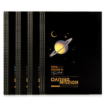 Deli FA560 A5 Sewing Book 60 Sheets Diary Notebook with Horizontal line Sta... (TYPE: RANDOMPATTERN)