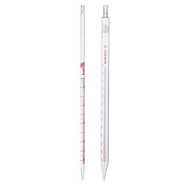 1/2/5/10/25ml Glass Long Pipette With Scale Lab Glassware Kit (CAPACITY: 10ML)