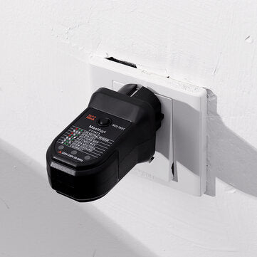 FUYI FY1872 UK Socket Tester Circuit Polarity Voltage Detector Wall Plug Breaker Finder RCD Test