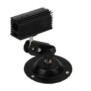 Black Aluminum Heat Sink Heat Sink for 12mm Laser Host Base