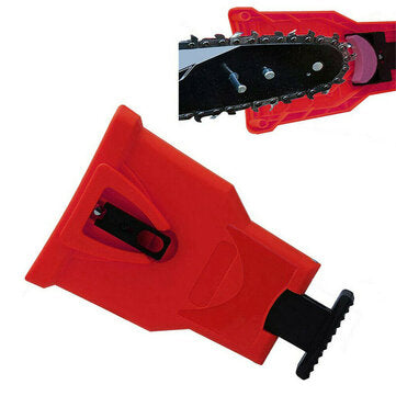 Yellow/Green/Red Chainsaw Teeth Sharpener or Sharpen Stone Bar-Mount Chain Sharpeni... (COLOR.: RED)