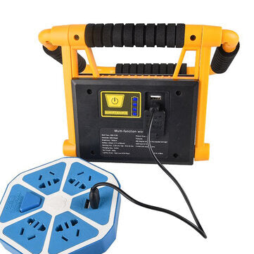 LED Portable Spotlight Searchlight Camping Light Rechargeable Handheld Work Light Power Waterproof L