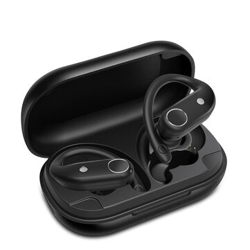 Bakeey K23 TWS Wireless bluetooth 5.0 Earbuds Noise Reduction 4-Mics HD Calls Ear ... (COLOR: BLACK)