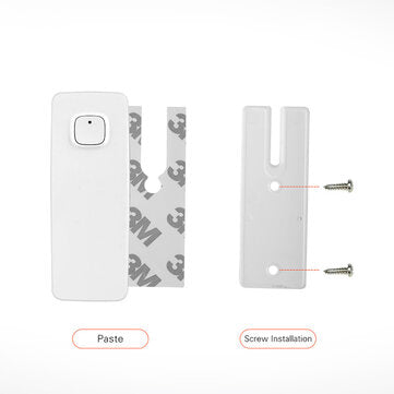 Smarsecur Smart Tuya Door Sensor WIFI Remote Control USB Charging Alarm Sensor Work with Amazon Alex