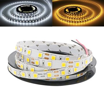 ZX 5M 5054 SMD 300LEDs Tape Flexible Strip Light Not Waterproof Indoor Use L... (COLOR.: WARMWHITE)
