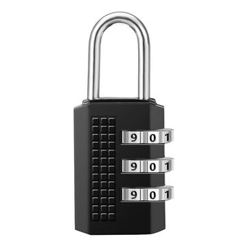 LK-22 Travel Luggage Locks 3 Digit Combination Password Suitcase Door Lock Padlocks (COLOR.: WHITE)
