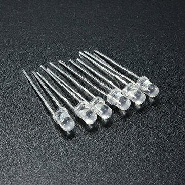 750Pcs 3mm Diodes LED Light Yellow Red Blue Green White Assortment DIY Kit