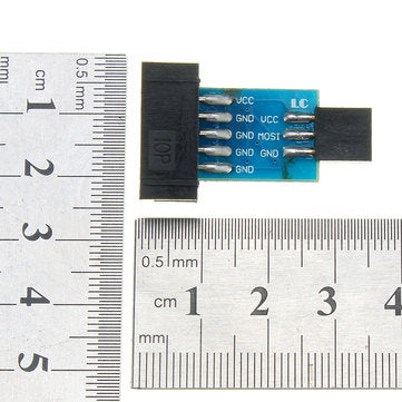 5pcs 10 Pin To 6 Pin Adapter Board Connector ISP Interface Converter AVR AVRISP USBASP STK500 Standa