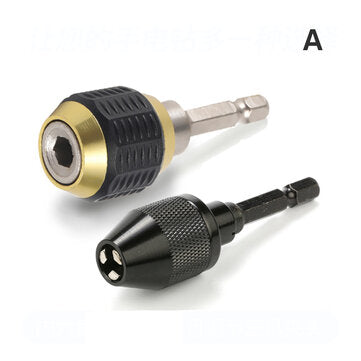 Drillpro Quick Change Drill Chuck Countersink Drill Tap Bits Self-locking Connecting Ro... (TYPE: A)