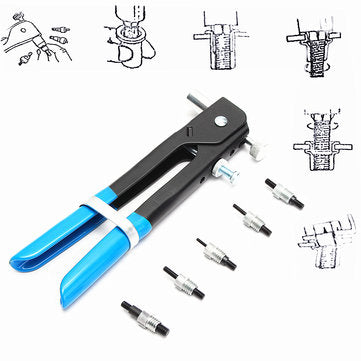 10.5inch Heavy Duty Nut Tool M3 M4 M5 M6 M8 Rivnuts Rivet Nutsert Insert Kit Set