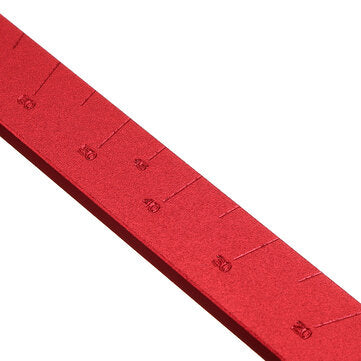 Drillpro Aluminum Alloy Metric Woodworking Triangle Ruler Carpenters Square Hole Positioning Measuri