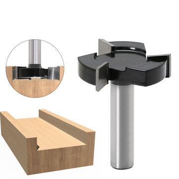 Drillpro CNC Spoilboard Surfacing Router Bits 1/2 inch Shank 2 inch Cutting Diameter Slab Flattening