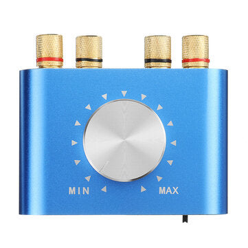 MINI-X35 bluetooth 5.0 100W Portable Amplifier Stereo Audio Sound A... (PLUG: EUPLUG | COLOR.: BLUE)