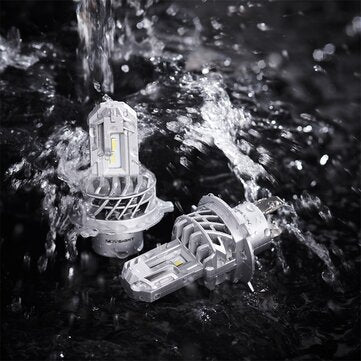 NovSight N35 2PCS H4 12V 50W 10000LM 6000K LED Bulbs Motorcycle Lamp High Power Car Headlight Headla