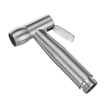 Portable Toilet Bidet Sprayer Stainless Steel Hand Held Shattaf Bathroom Shower Head Tool