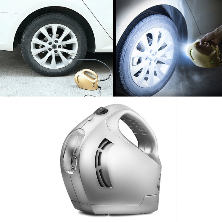 DC 12V 100W Four In One Portable Car Tire Pump Inflatable Pump(Silver)