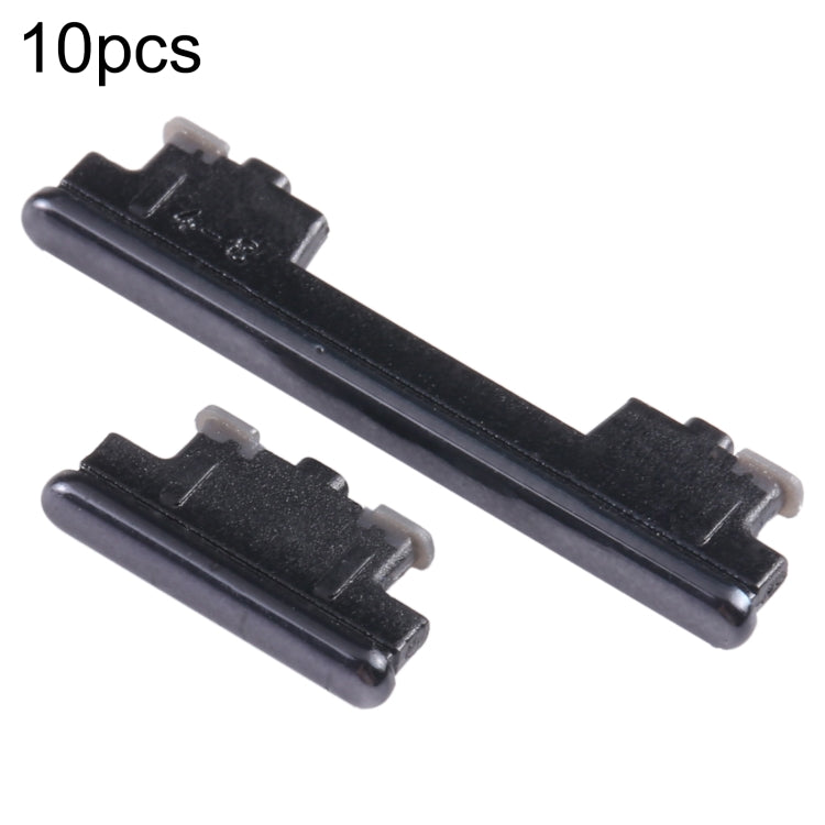 for Samsung Galaxy A52 4G SM-A525 10pcs Power Button + Volume Control Button(Black)