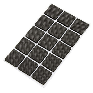 TPR Flexible Glue Slip Resistant Furniture Mat (PATTERN: SQUARE12PCS)