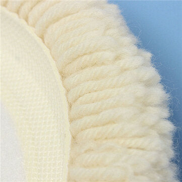 Drillpro Wool Buffing Pad Wool Buffing Polishing Wheel Pad Auto Car Furniture Clean Tool
