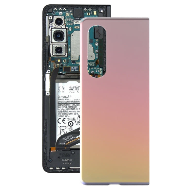 for Samsung Galaxy Z Fold3 5G SM-F926B Glass Battery Back Cover (Gold)
