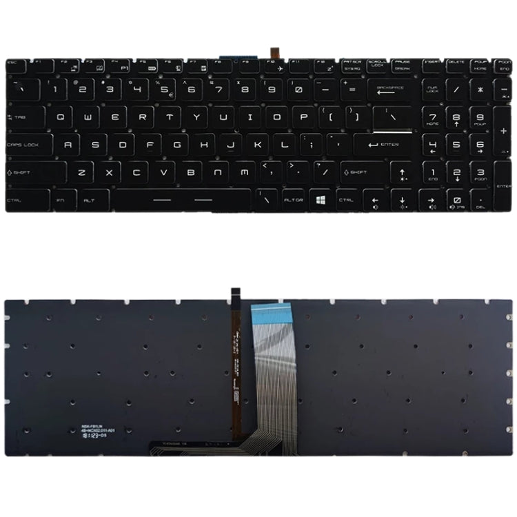 US Version Keyboard with Backlight for MSI GT62 GT72 GE62 GE72 GS60 GS70 GL62 GL72 GP62 GT72S GP7...