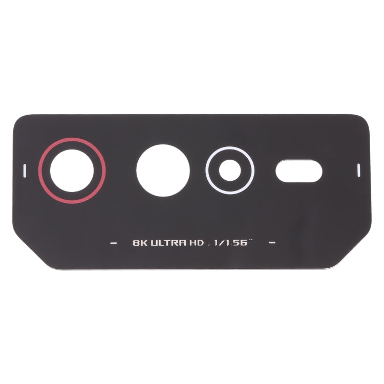 for Asus ROG Phone 6 AI2201-C AI2201-F Back Camera Lens (Black Red)