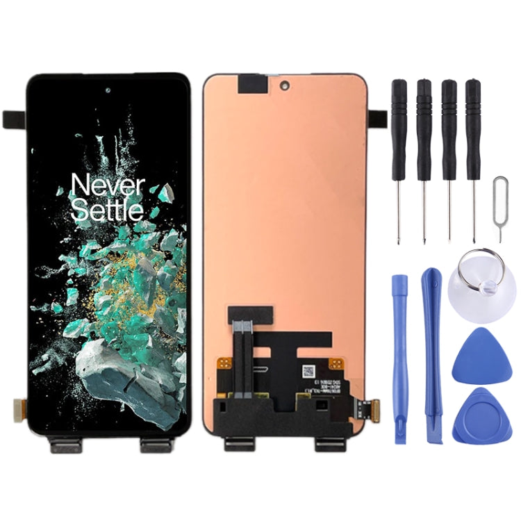 Fluid AMOLED LCD Screen for OnePlus 10T CPH2415 CPH2413 CPH2417 with Digitizer Full Assembly(Black)