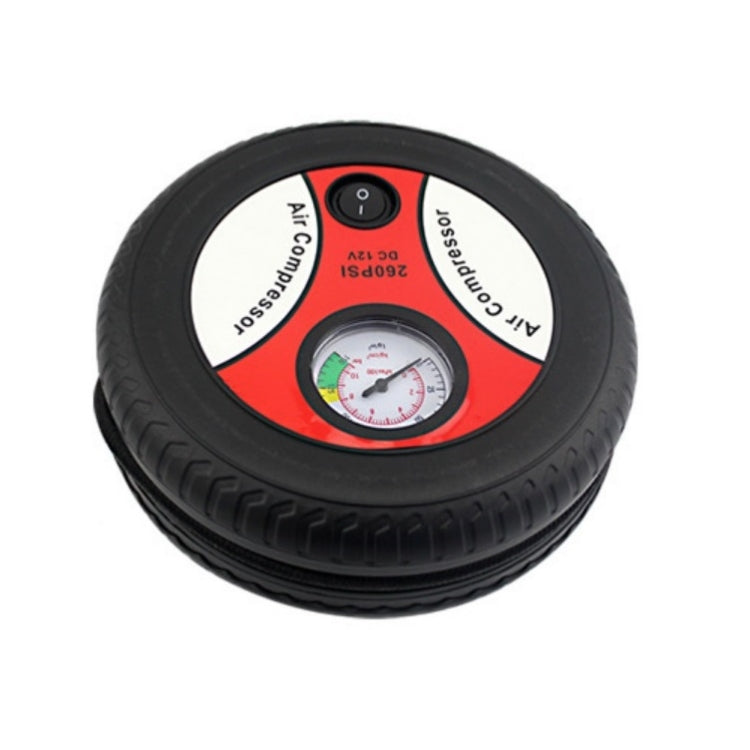 DC12V 12A Car Portable Air Pump Electric Car Tire Pump, Specification 25-cylinder Tire Inflata...
