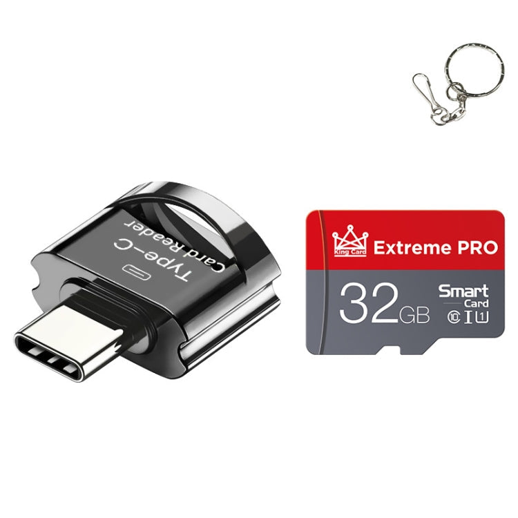 C10 TYPE-C Interface Mobile Phone Memory Card, Capacity: 32GB(Black)