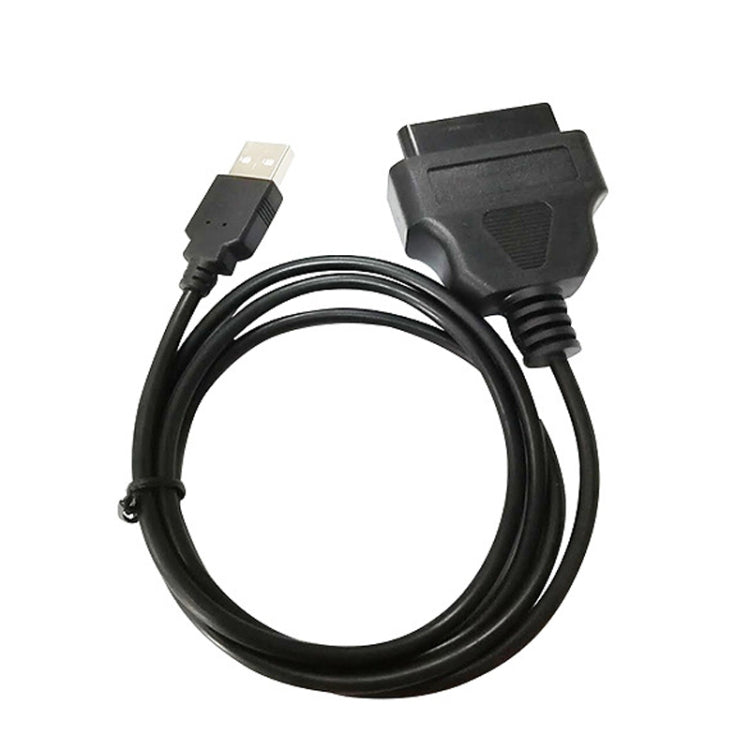 16PIN USB AM to OBD2 Female Conversion Cable Car Computer Diagnostic Cable