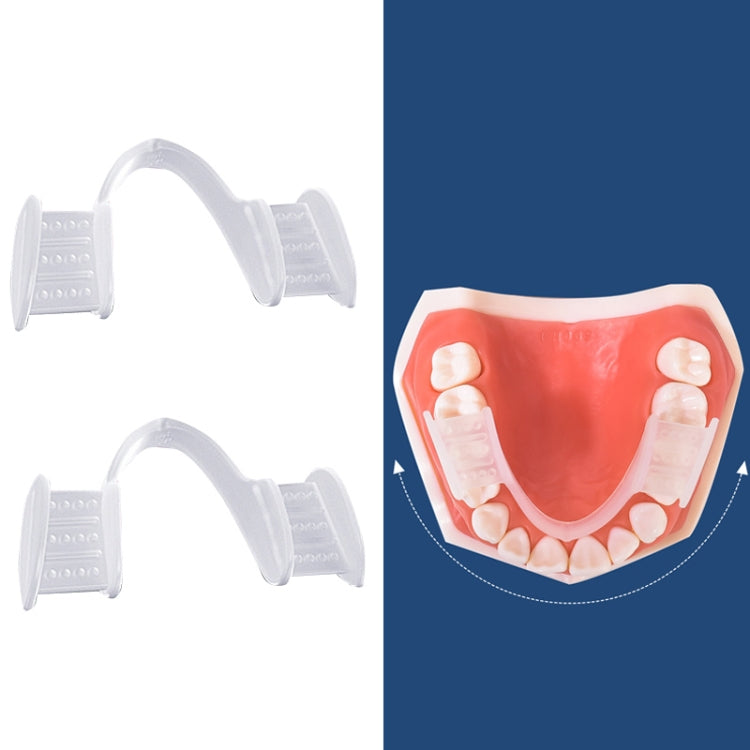 Y-Kelin Orthodontic Appliance Silicone Simulation Braces Anti-Molar Braces for Night(Transparent)