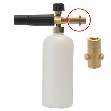 1/4 Inch Internal Thread Brass Pressure Washer Snow Foam Lance Adapter for Karcher K