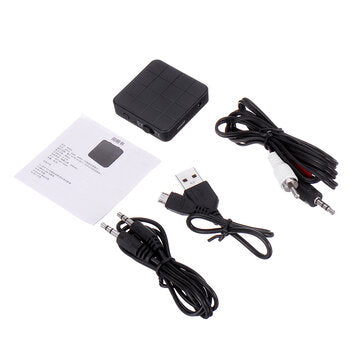 iMars KN321 bluetooth 5.0 Audio Receiver Transmitter AUX RCA USB 3.5mm Jack Stereo Adapter for TV He