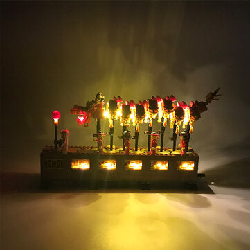 DIY LED Light Lighting Kit For LEGO 80102 Chinese New Year Dragon Dance Bricks Toys