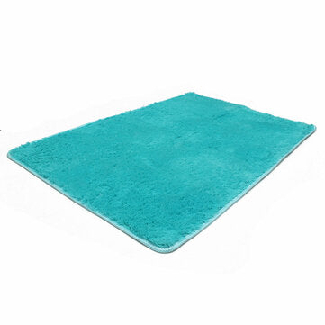 Fluffy Area Rug Anti-Skid Shaggy Carpet Soft Floor Mat Home Living Room (COLOR: BLUE)