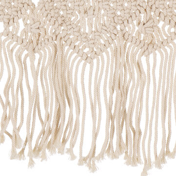 Woven Macrame Boho Plant Hanger Holder Tapestry Wall Hanging Art for Home Wall Storage Decor