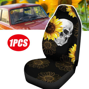 1/2PCS Universal Car Seat Covers Washable Protector Full Seat Front Back Flower (QUANTITY: 1PCS)