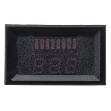 5Pcs 12-60V Digital Voltmeter Tester DC Panel Voltage Current Meter Tester Lead Acid Battery Capacit