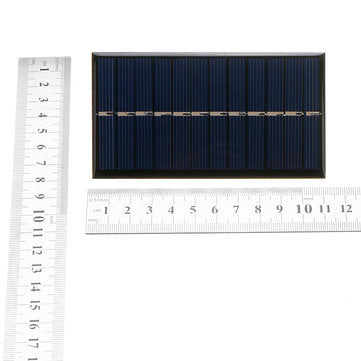 3pcs 6V 1W 60*110mm Polycrystalline Mini Solar Panel Epoxy Board for DIY Learning