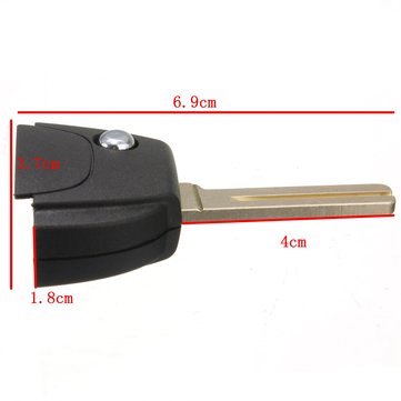 Car Flip Remote Key With Uncut Blade Fit For VOLVO S60 S80 V70 XC70 XC90