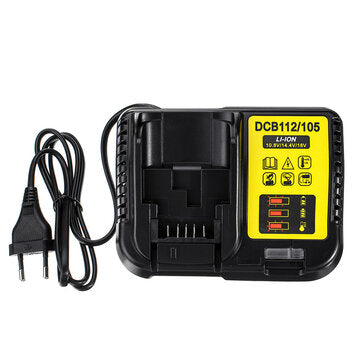 DCB112 Replacement Li-Ion Battery Charger for Dewalt (PLUG: USPLUG)
