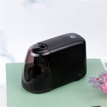 Automatic Pressure Start Electric Pencil Sharpener with Changeable Tool Holder Sha... (COLOR: BLACK)