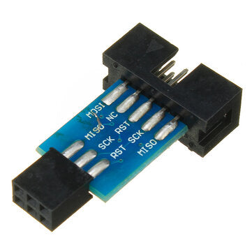10 Pin To 6 Pin Adapter Board Connector For ISP Interface Converter AVR AVRISP USBASP STK500 Standa