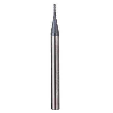 Drillpro 5pcs 1mm 4 Flutes End Mill Cutter Tungsten Carbide Milling Cutter CNC Tool