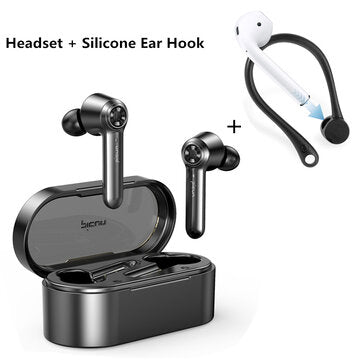 Picun W20 bluetooth 5.0 Earphones 35hrs Wireless Earbuds IPX8 Waterproof Touch Co... (COLOR.: BLACK)